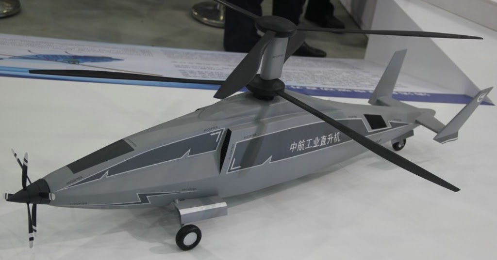 Chinese K800 unmanned high speed compound helicopter with coaxial